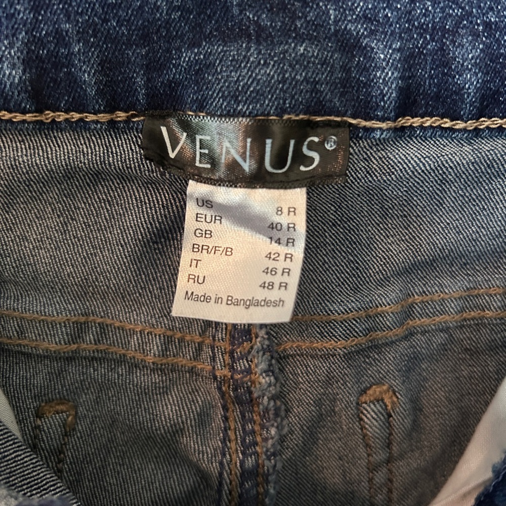 VENUS Blue Boot Cut Jeans Classic Style - Picture 7 of 8